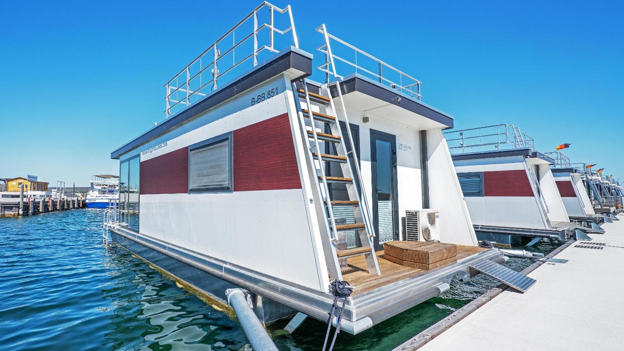 Geiseltalsee Hausboot - Floating House - Hausboot Junior Braunsbedra Εξωτερικό φωτογραφία